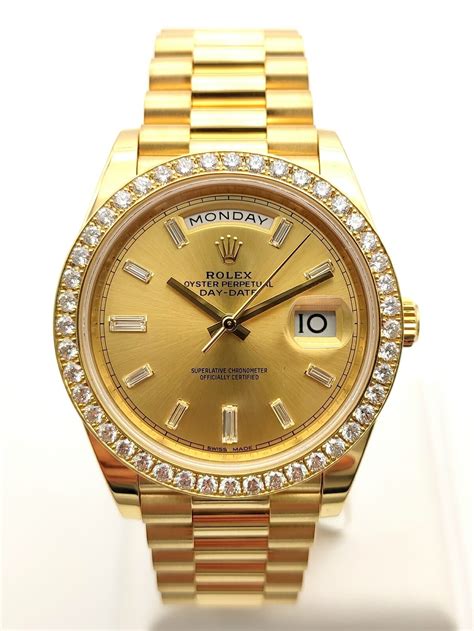 gelbgold rolex|rolex diamond dial.